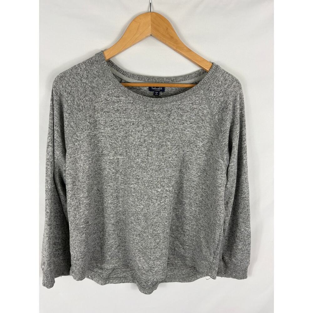Splendid Heather Grey Soft Knit Top Size XL